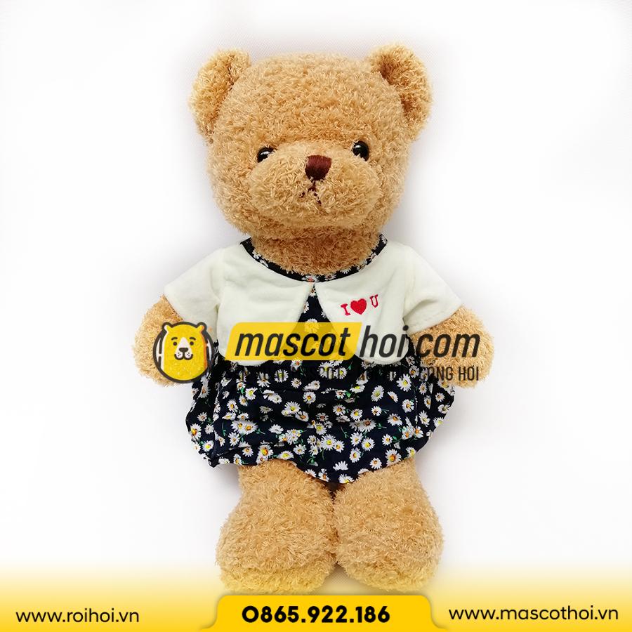 Giảm giá Gấu bông Teddy Hug me mặc váy hoặc quần áo - Hugme201 - BeeCost