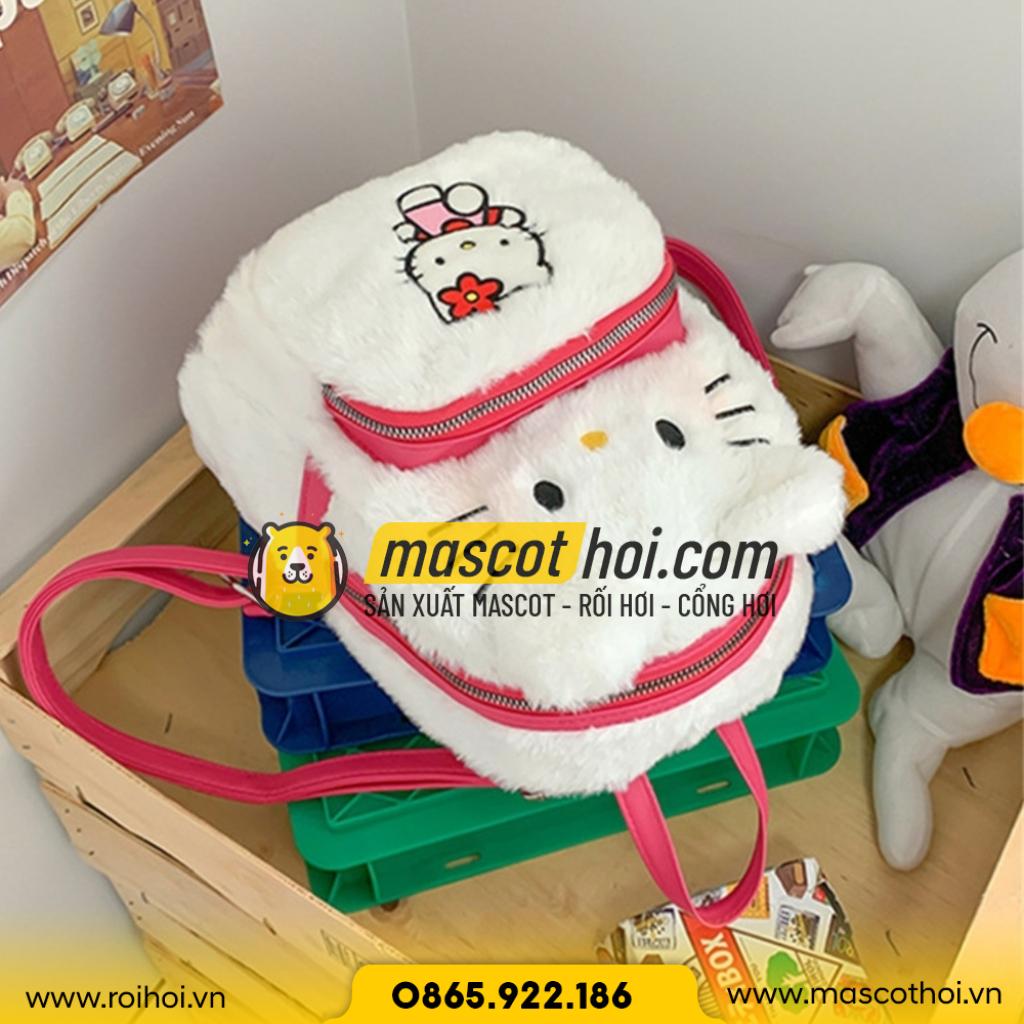 Balo hình mèo hello kitty - Mascot hơi, May và cho thuê Mascot hơi uy ...