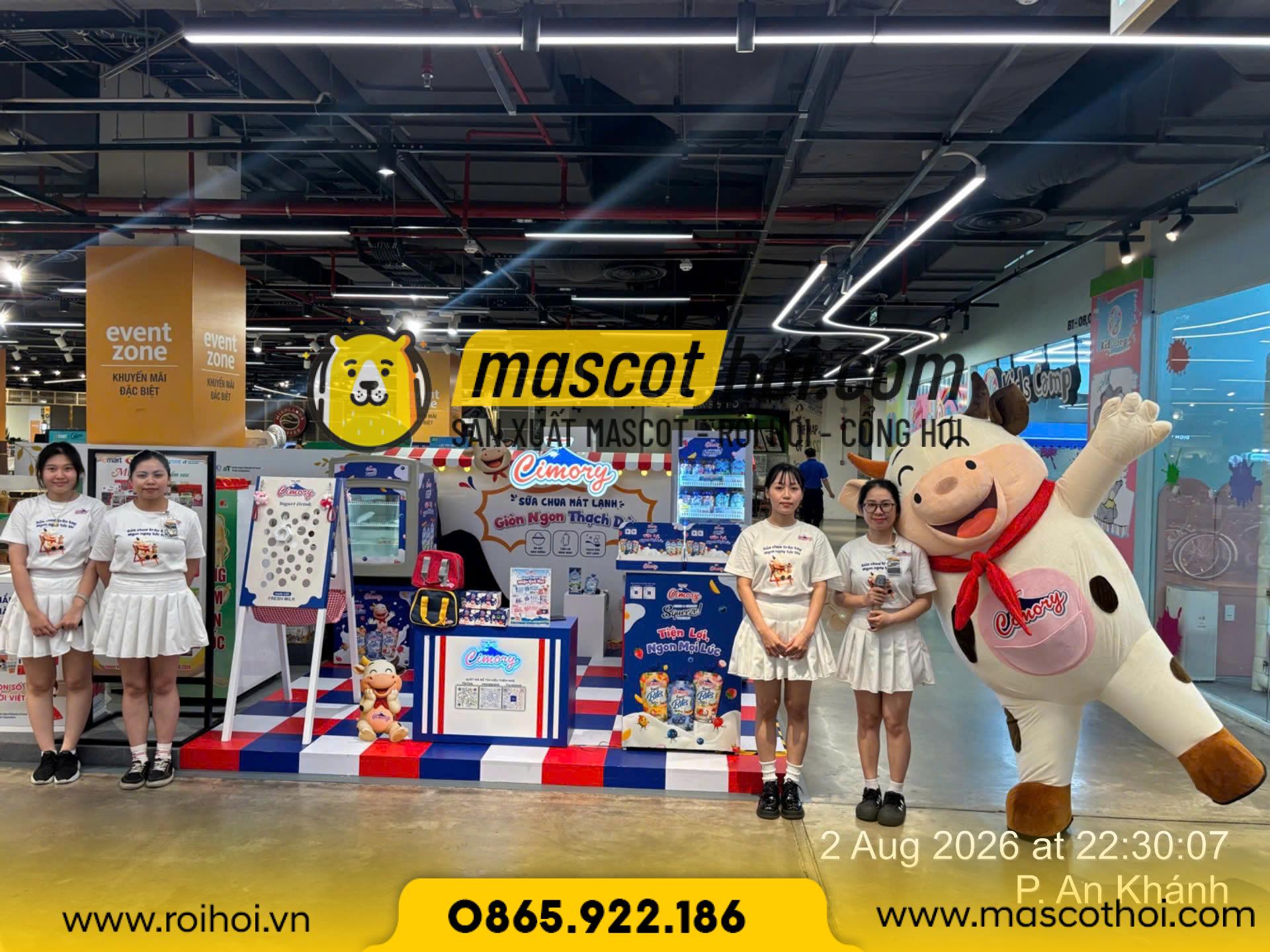 MASCOT HƠI BÒ CIMORY 2