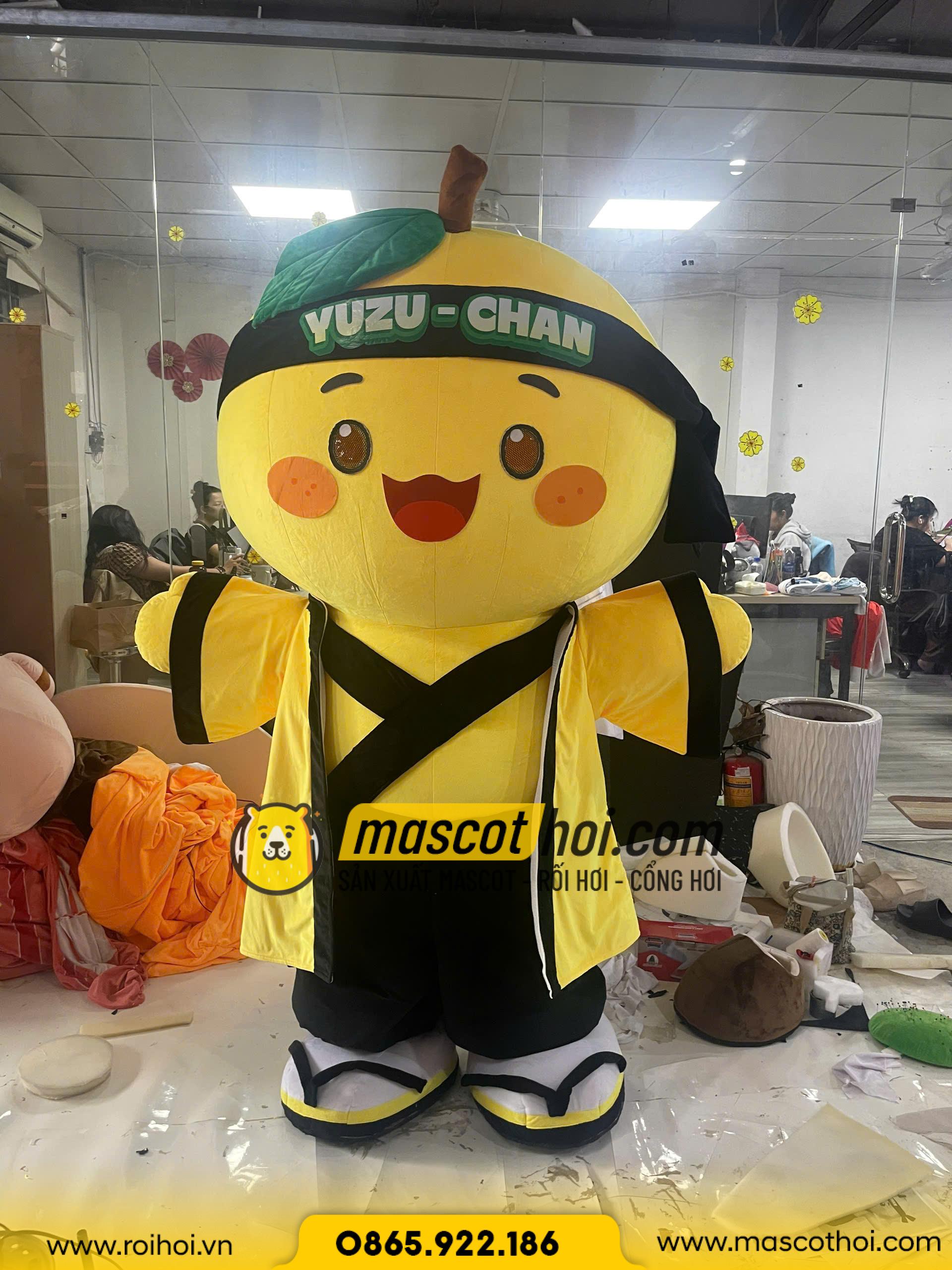 MASCOT HƠI TRÀ CHANH YUZU TEA PLUS – ĐỒNG HÀNH RUNNING MAN VIETNAM MÙA 4