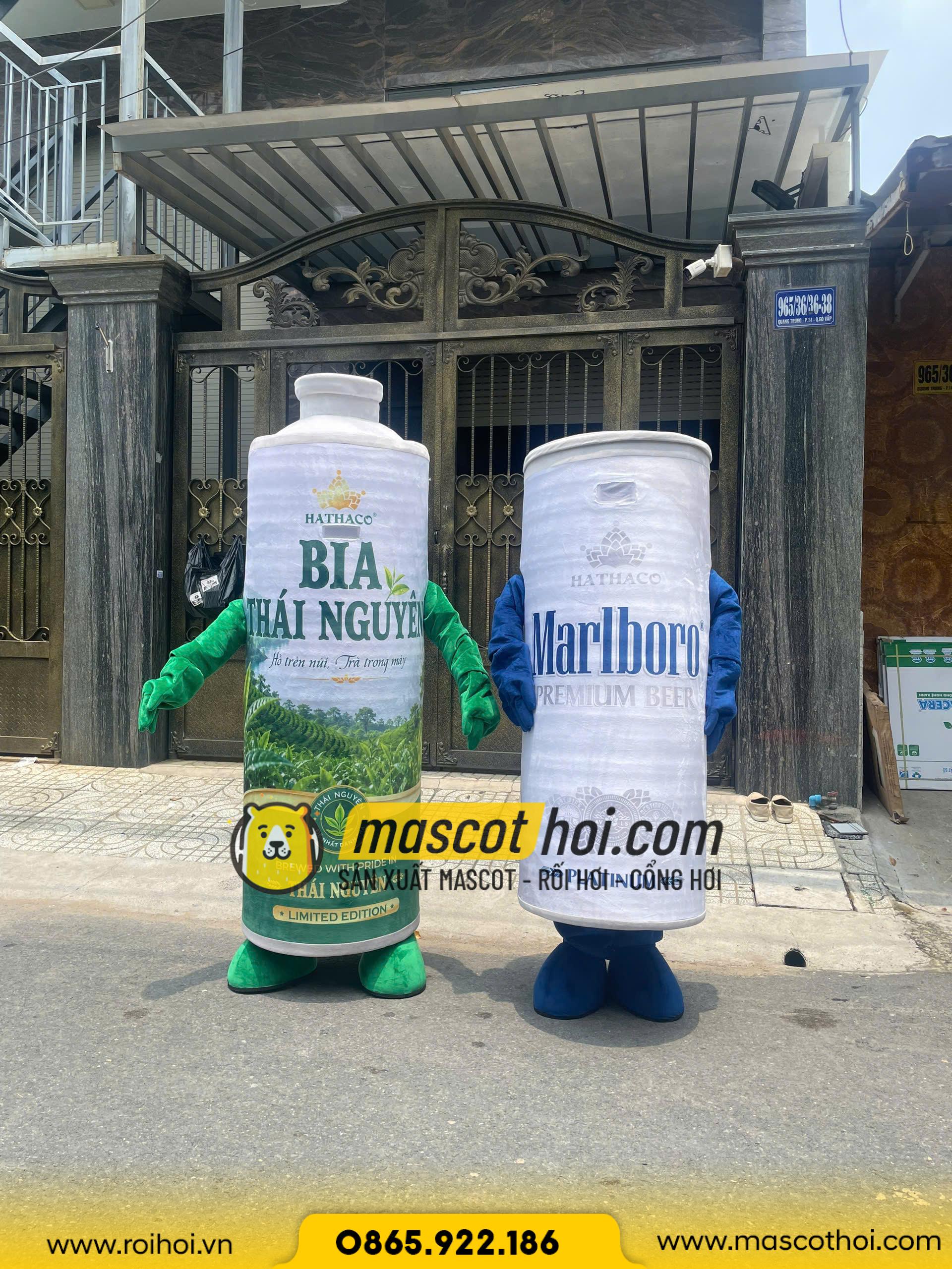 MASCOT BÔNG BIA THÁI NGUYÊN VÀ MARLBORO 2026