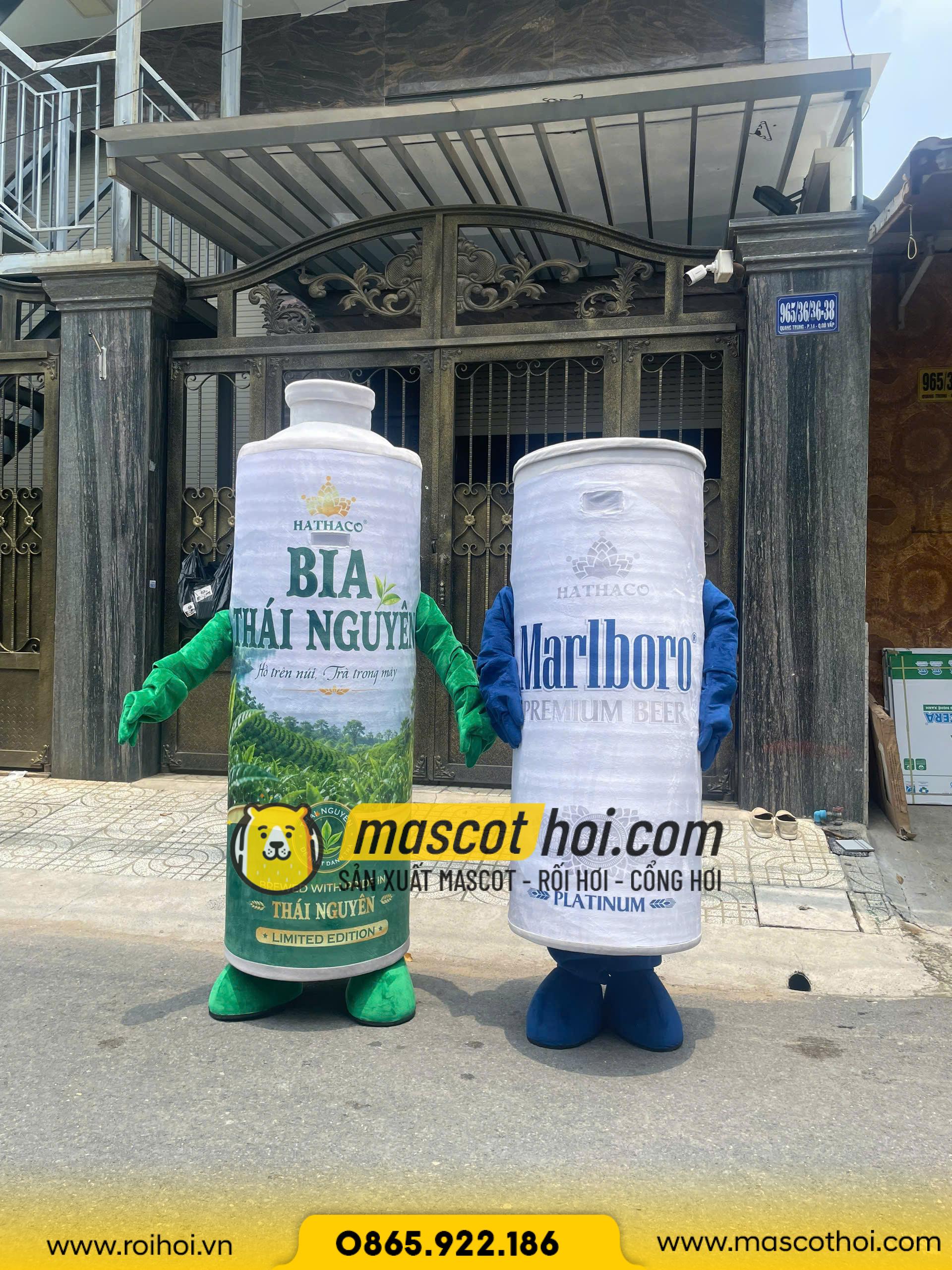 MASCOT BÔNG BIA THÁI NGUYÊN VÀ MARLBORO 2026