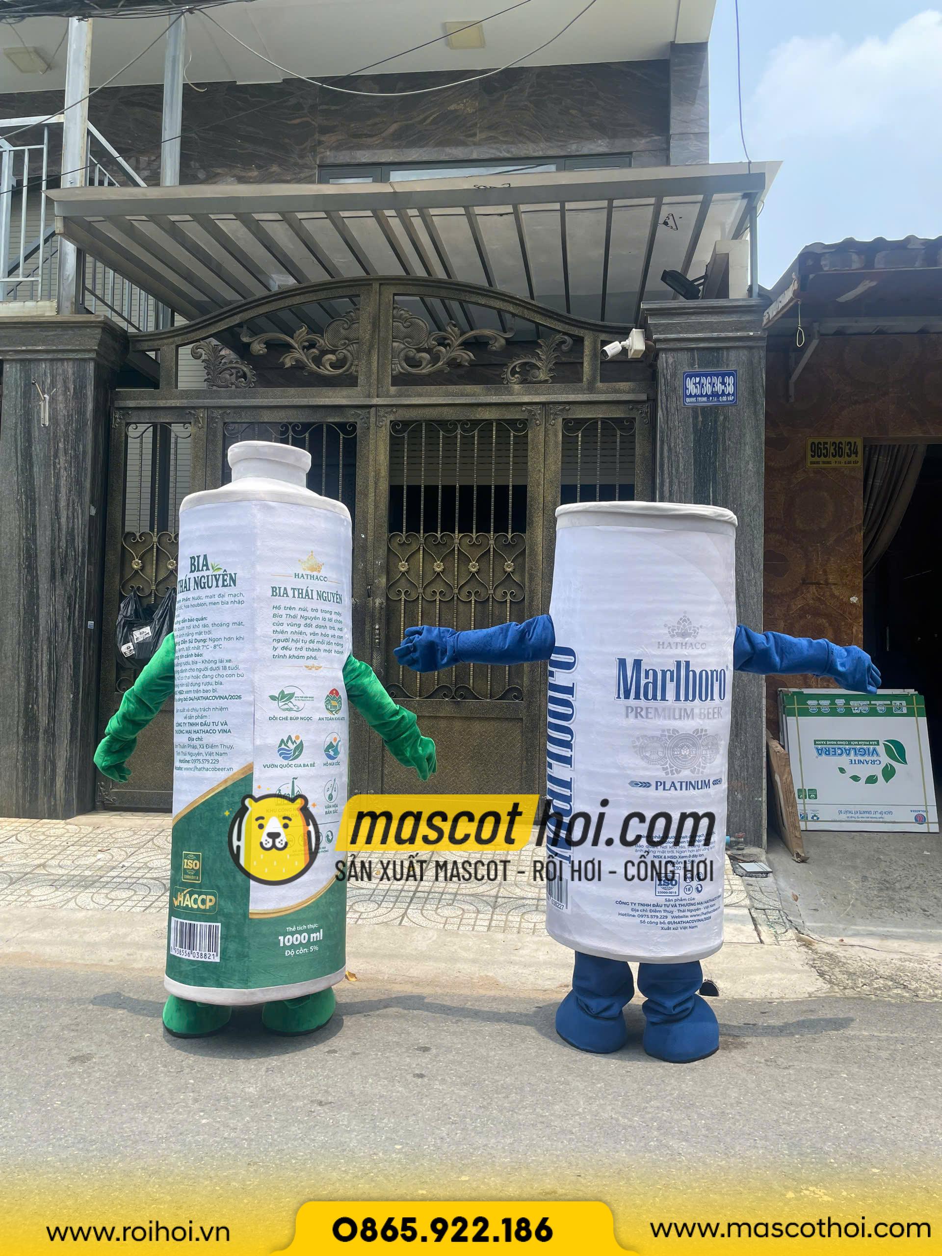 MASCOT BÔNG BIA THÁI NGUYÊN VÀ MARLBORO 2026