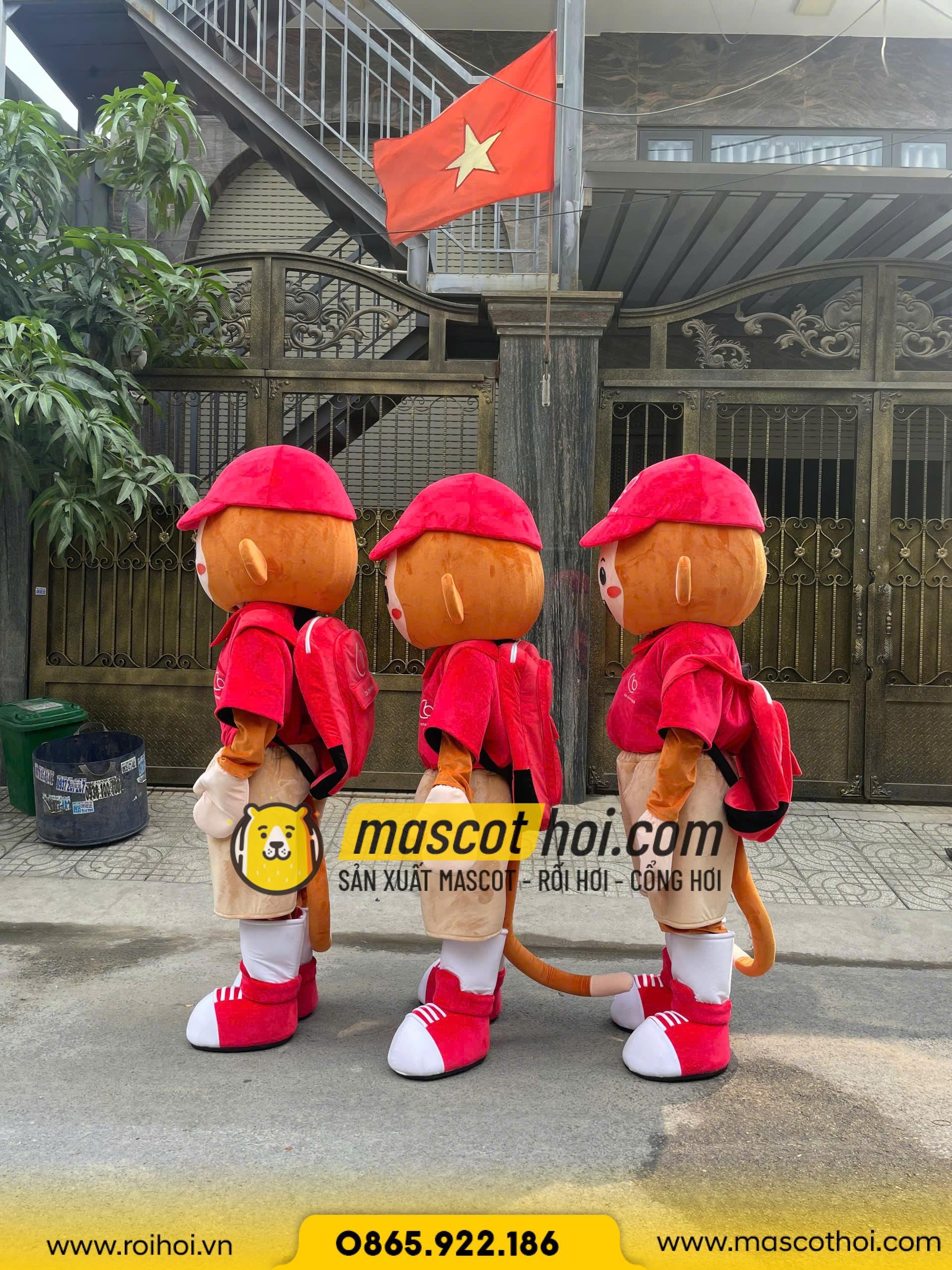 MASCOT BÔNG KHỈ CB CENTRES