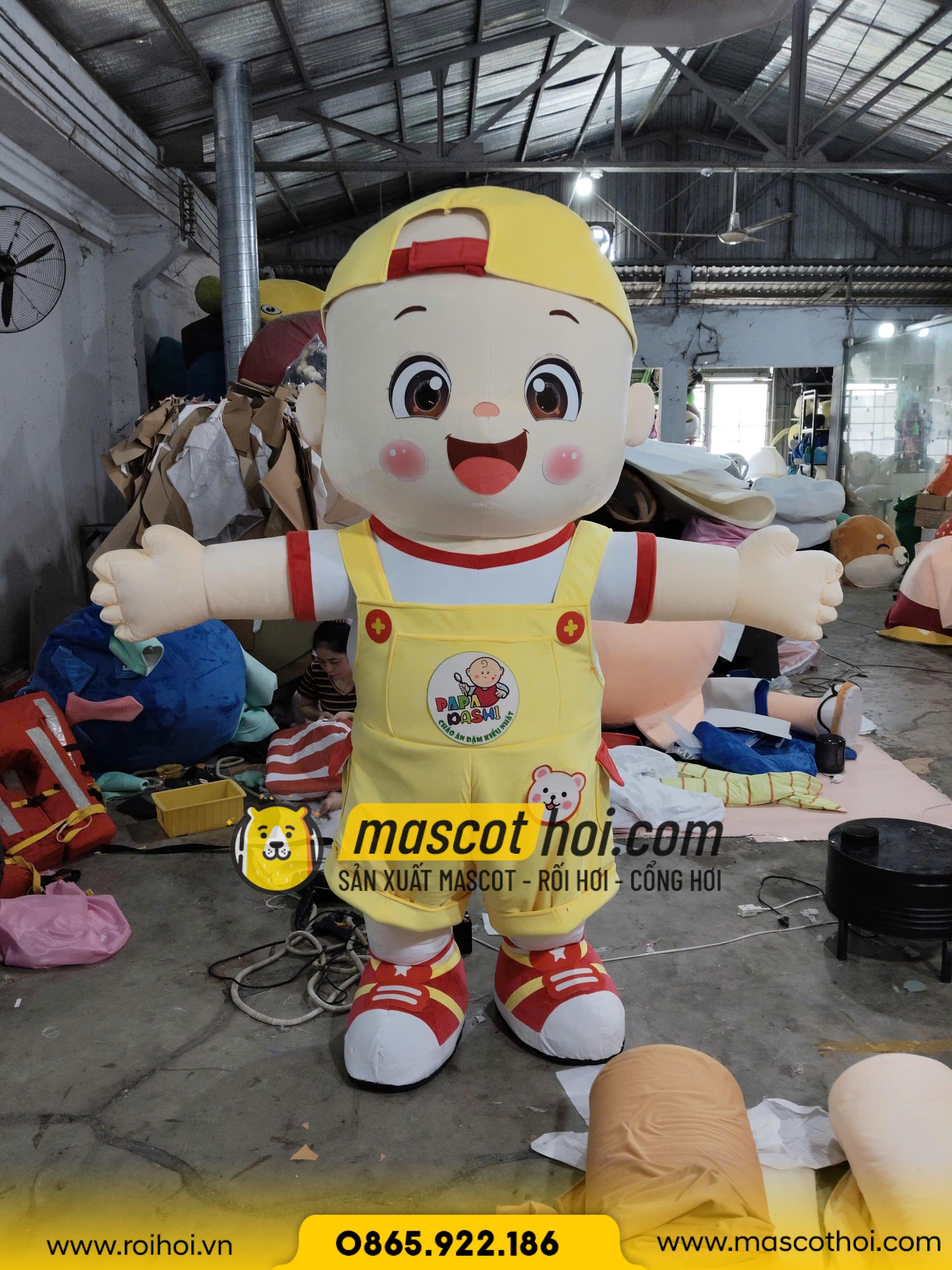 MASCOT HƠI CẬU BÉ PAPA DASHI 2026