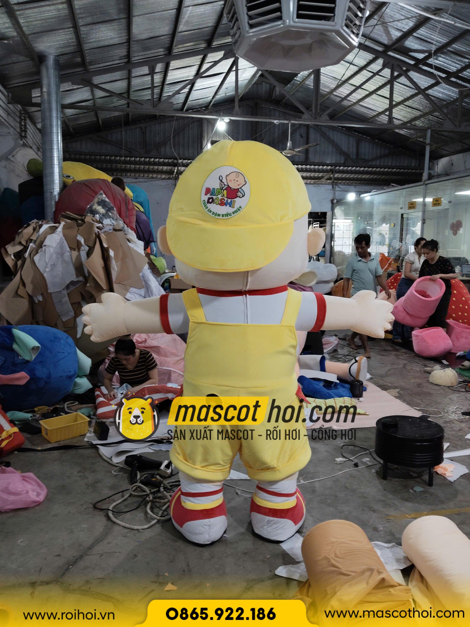 MASCOT HƠI CẬU BÉ PAPA DASHI 2026