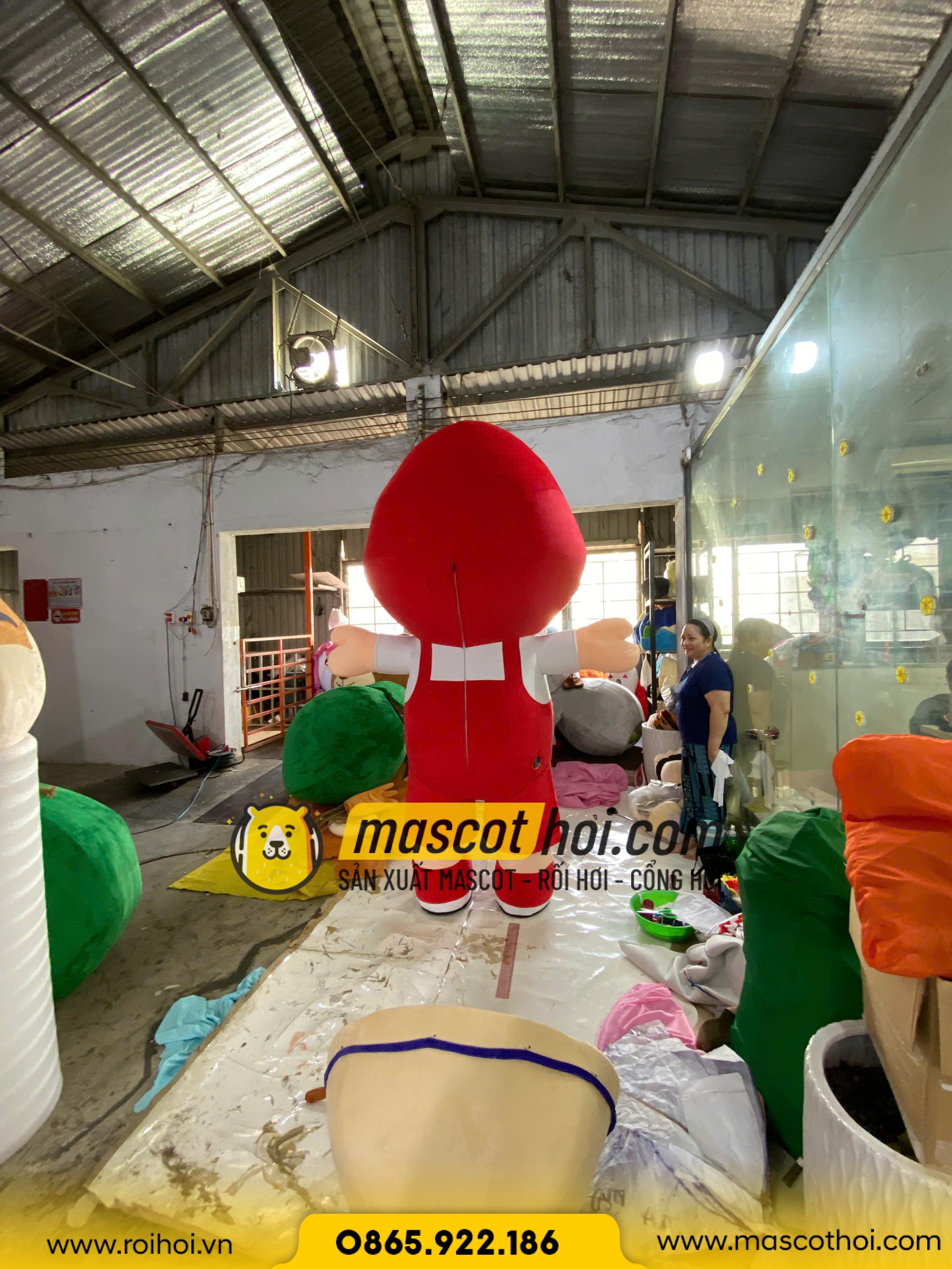 MASCOT HƠI CẬU BÉ LOTTE MART