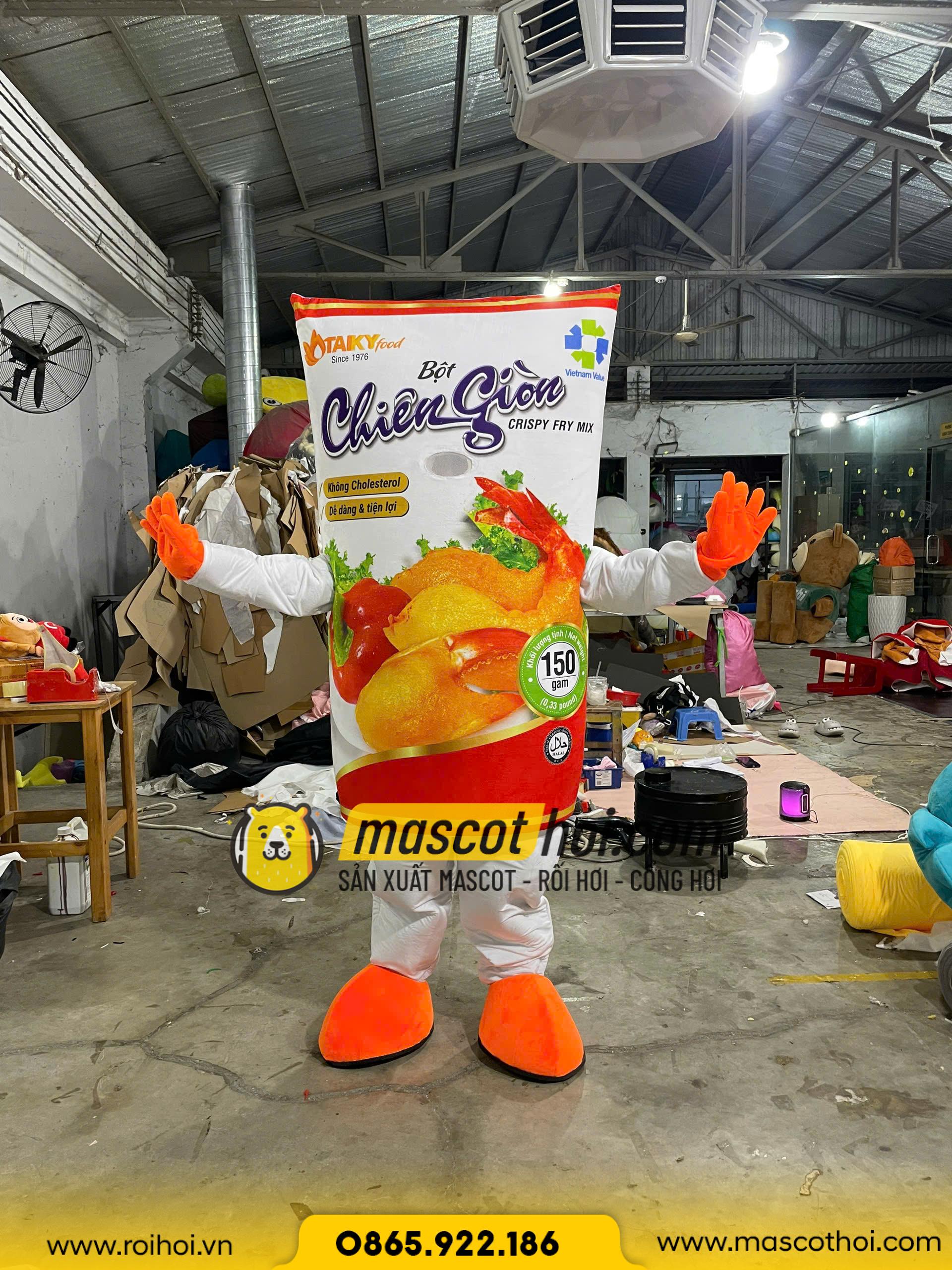 MASCOT BÔNG BỘT CHIÊN GIÒN