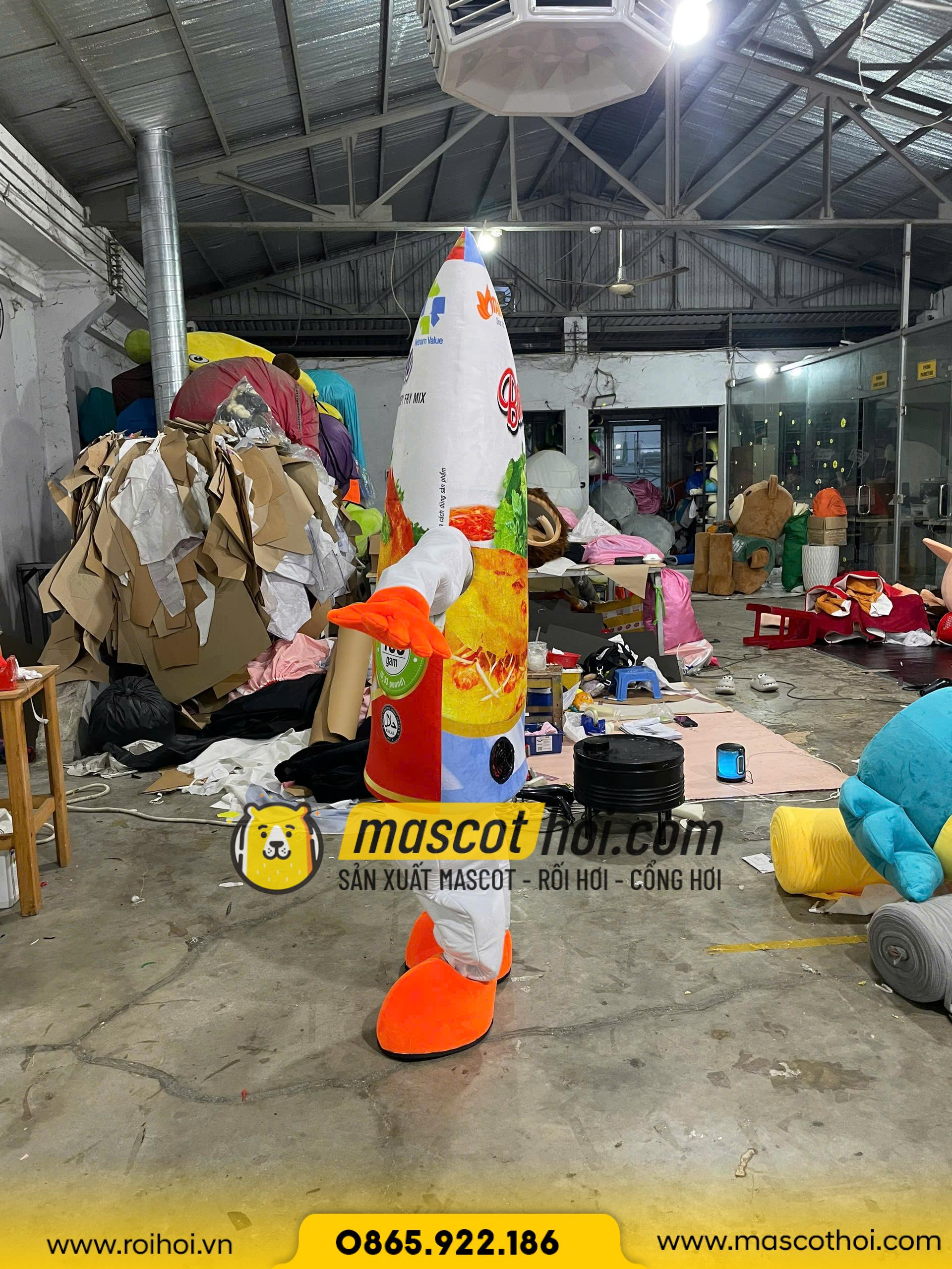 MASCOT BÔNG BỘT CHIÊN GIÒN