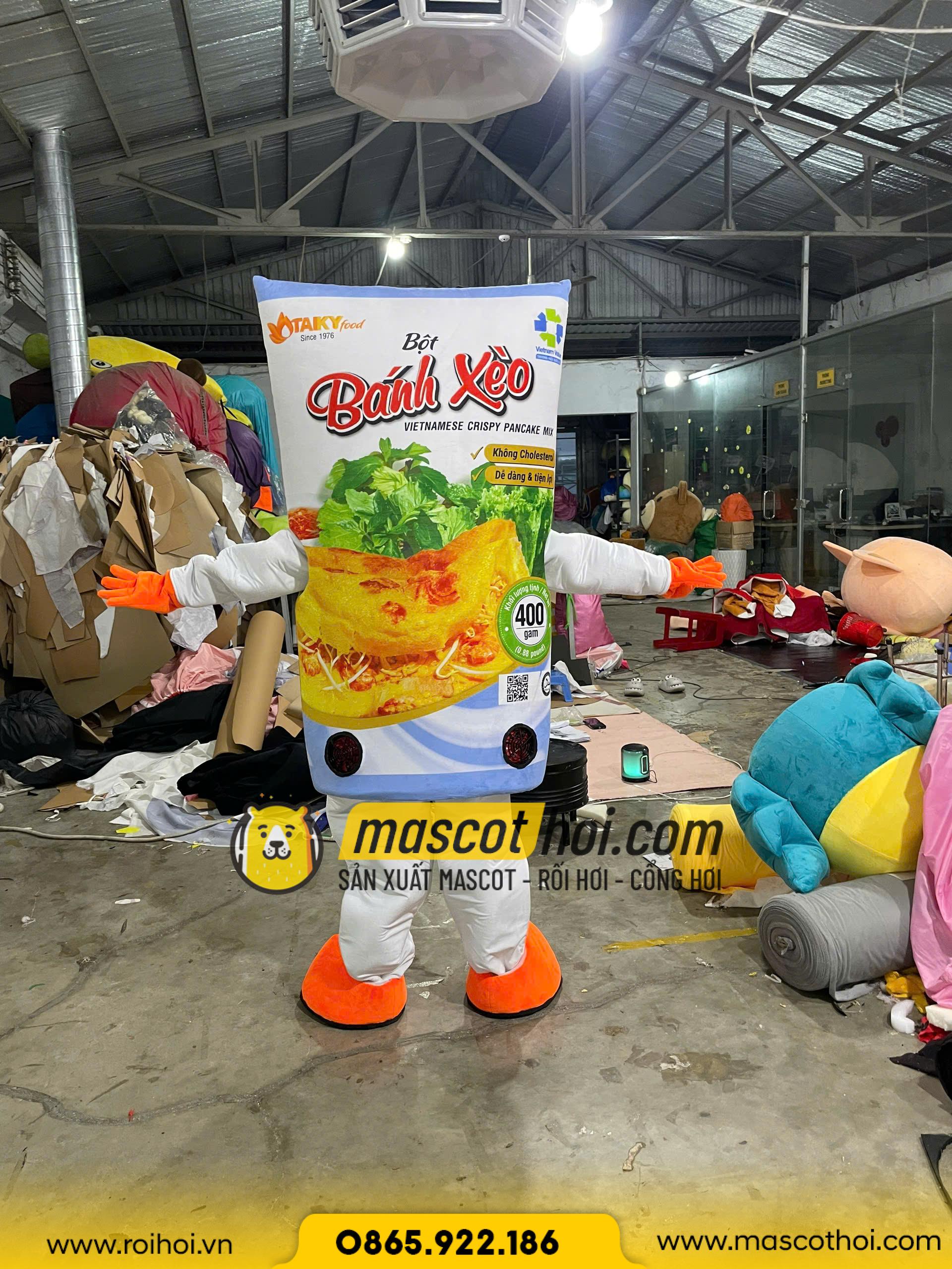 MASCOT BÔNG BỘT CHIÊN GIÒN
